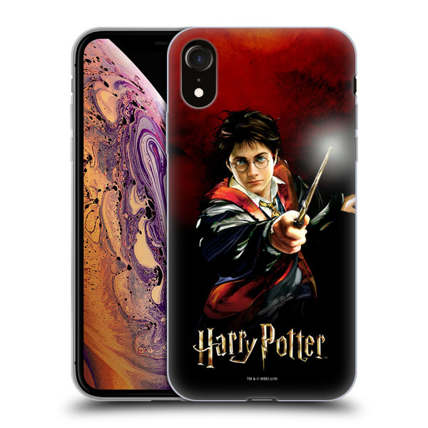 Harry Potter Prisoner Of Azkaban II Harry Portrait Soft Gel Case for Apple iPhone XR