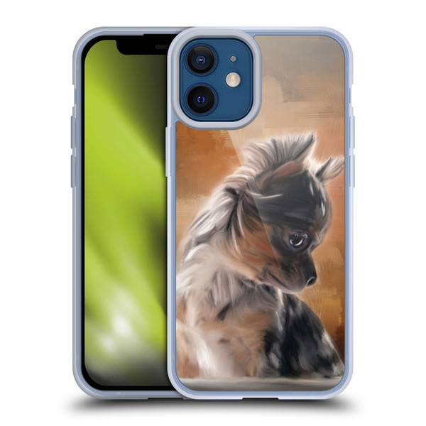 Simone Gatterwe Assorted Designs Chihuahua Puppy Soft Gel Case for Apple iPhone 12 Mini