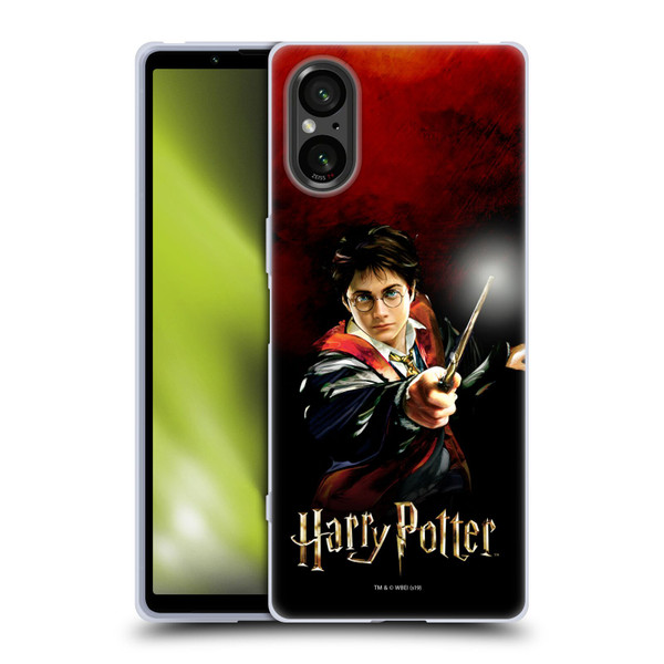 Harry Potter Prisoner Of Azkaban II Harry Portrait Soft Gel Case for Sony Xperia 5 V 5G