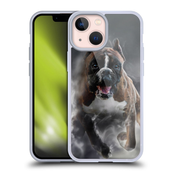 Klaudia Senator Animal Art American Bully Soft Gel Case for Apple iPhone 13 Mini
