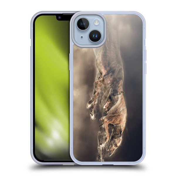 Klaudia Senator Animal Art Greyhound Soft Gel Case for Apple iPhone 14 Plus