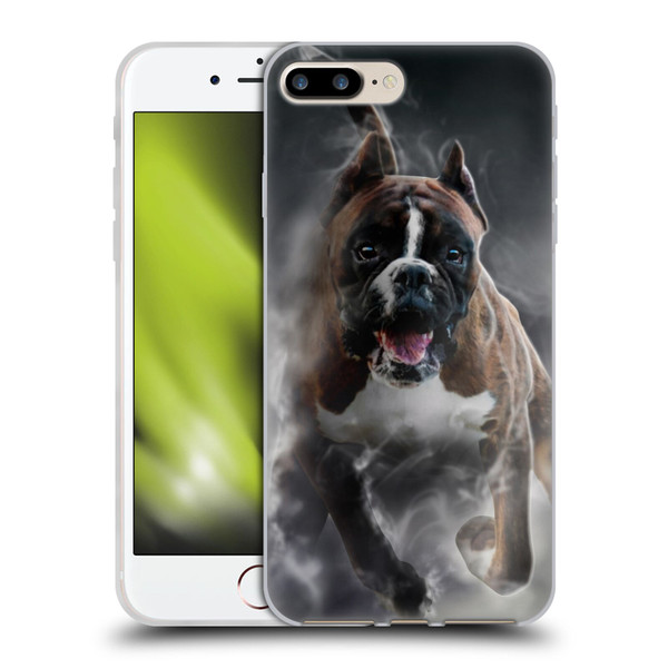 Klaudia Senator Animal Art American Bully Soft Gel Case for Apple iPhone 7 Plus / iPhone 8 Plus