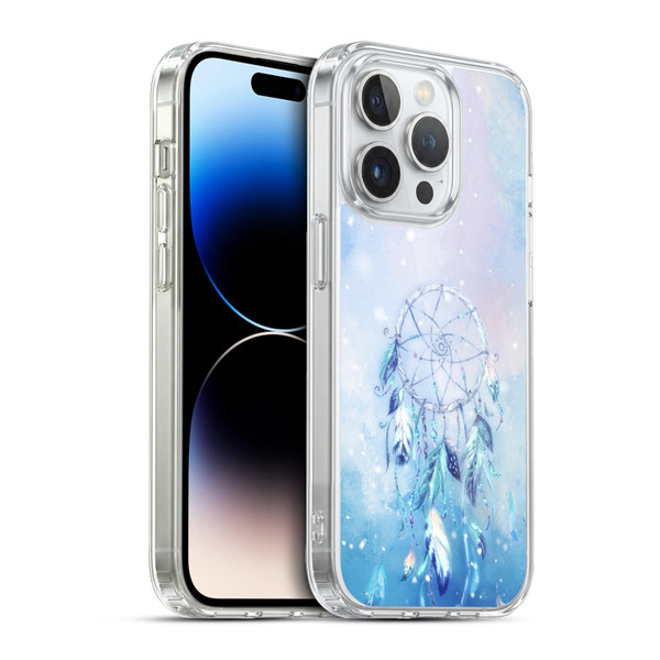 Simone Gatterwe Assorted Designs Blue Dreamcatcher Soft Gel Case for Apple iPhone 13 Pro & MagSafe