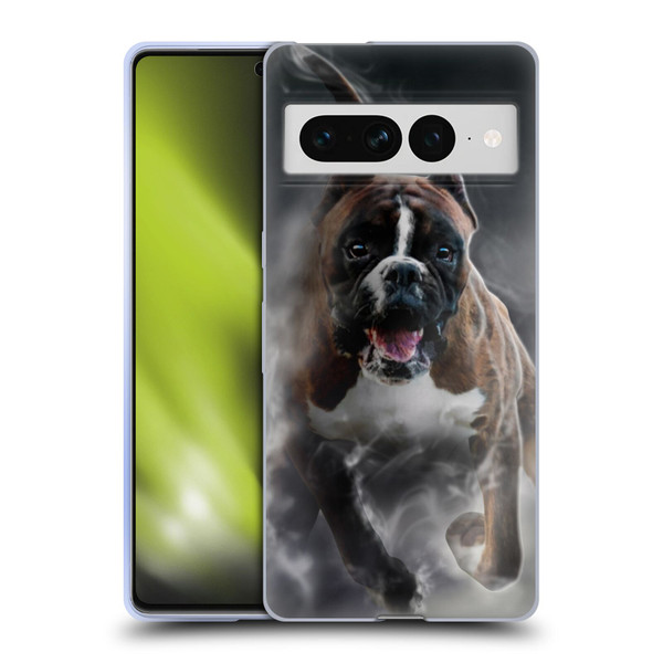Klaudia Senator Animal Art American Bully Soft Gel Case for Google Pixel 7 Pro