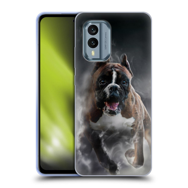 Klaudia Senator Animal Art American Bully Soft Gel Case for Nokia X30