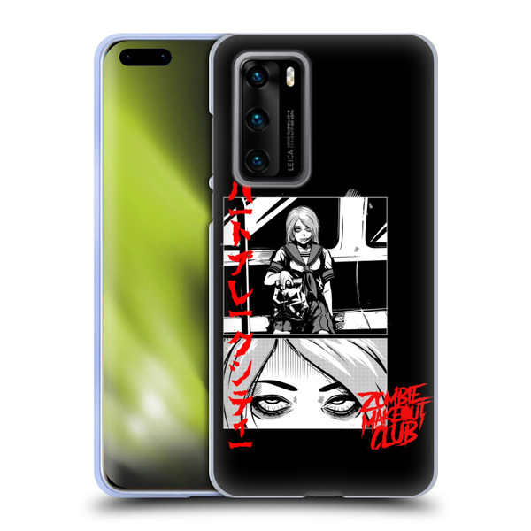 Zombie Makeout Club Graphics Comic Strip Soft Gel Case for Huawei P40 5G