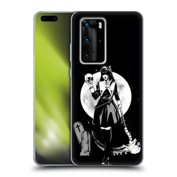 Zombie Makeout Club Graphics Skull Head Soft Gel Case for Huawei P40 Pro / P40 Pro Plus 5G