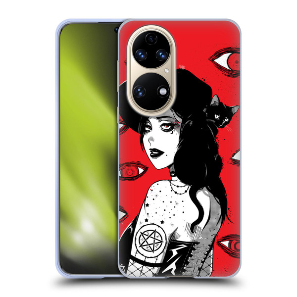 Zombie Makeout Club Graphics Black Makeup Soft Gel Case for Huawei P50