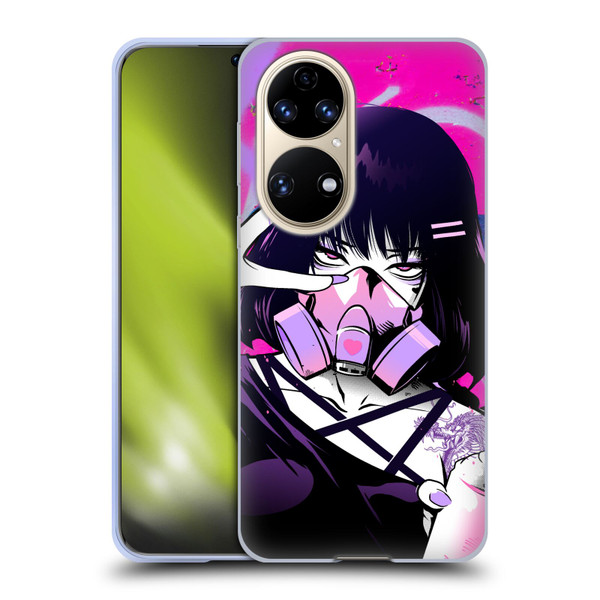 Zombie Makeout Club Graphics Facepiece Soft Gel Case for Huawei P50