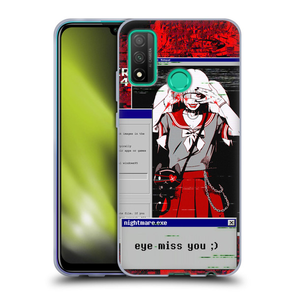 Zombie Makeout Club Graphics Eye Miss You Soft Gel Case for Huawei P Smart (2020)