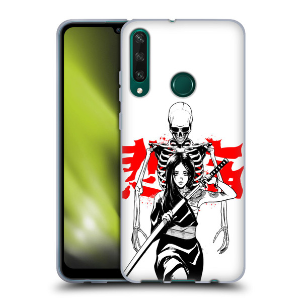 Zombie Makeout Club Graphics Death Blade Soft Gel Case for Huawei Y6p