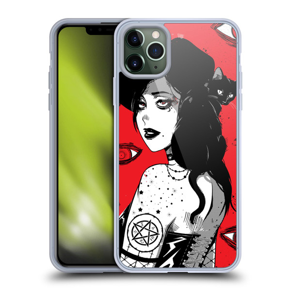 Zombie Makeout Club Graphics Black Makeup Soft Gel Case for Apple iPhone 11 Pro Max