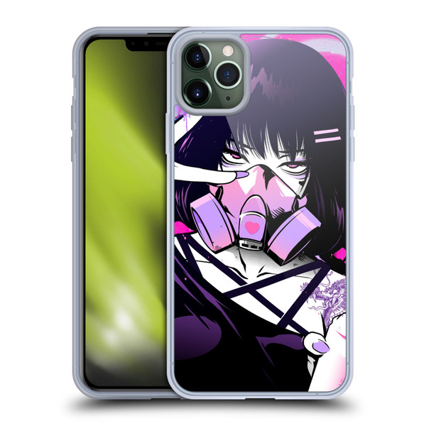 Zombie Makeout Club Graphics Facepiece Soft Gel Case for Apple iPhone 11 Pro Max