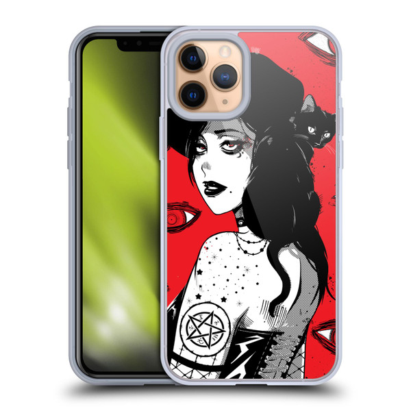Zombie Makeout Club Graphics Black Makeup Soft Gel Case for Apple iPhone 11 Pro