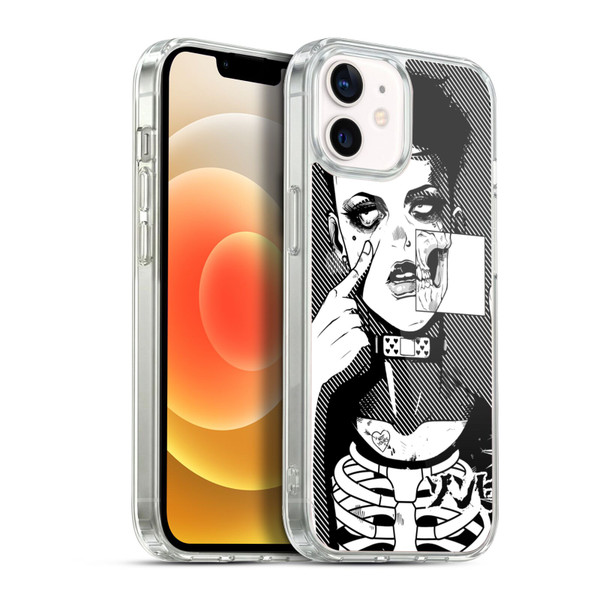 Zombie Makeout Club Graphics Dark Makeup Soft Gel Case for Apple iPhone 12 / iPhone 12 Pro & MagSafe