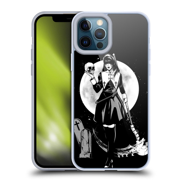 Zombie Makeout Club Graphics Skull Head Soft Gel Case for Apple iPhone 12 Pro Max