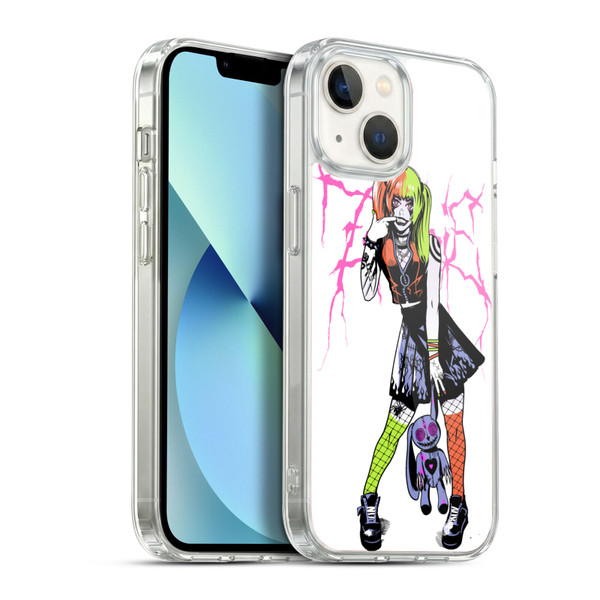 Zombie Makeout Club Graphics Bear Soft Gel Case for Apple iPhone 13