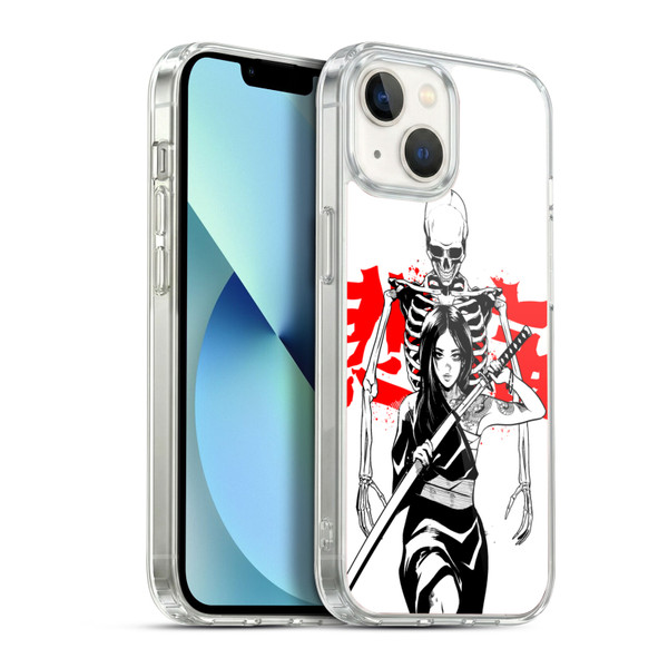 Zombie Makeout Club Graphics Death Blade Soft Gel Case for Apple iPhone 13