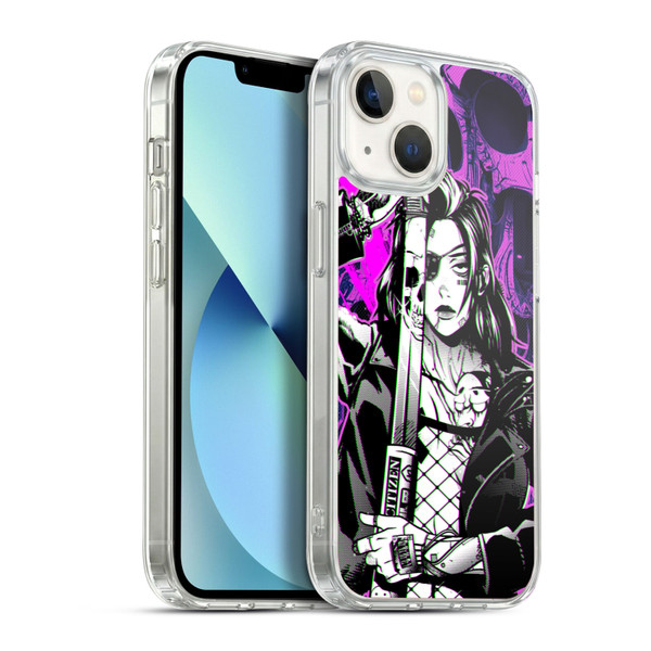 Zombie Makeout Club Graphics Death Cyber Soft Gel Case for Apple iPhone 13