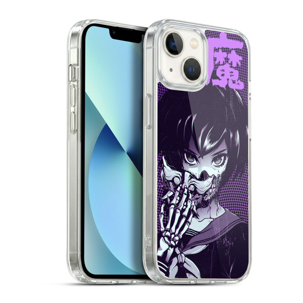 Zombie Makeout Club Graphics Skull Hand Soft Gel Case for Apple iPhone 13