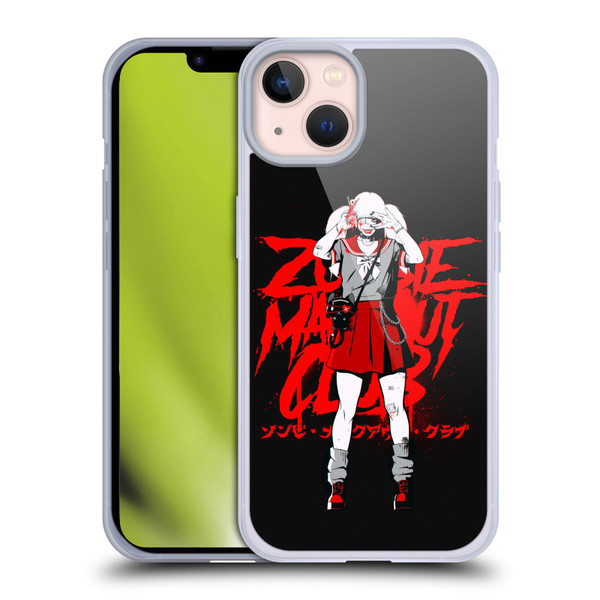 Zombie Makeout Club Graphics Uniform Soft Gel Case for Apple iPhone 13