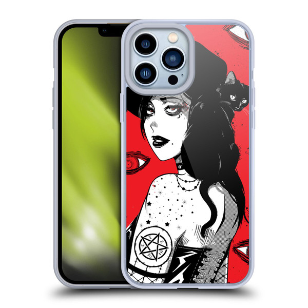Zombie Makeout Club Graphics Black Makeup Soft Gel Case for Apple iPhone 13 Pro Max