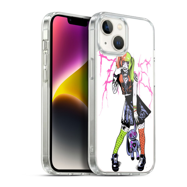 Zombie Makeout Club Graphics Bear Soft Gel Case for Apple iPhone 14