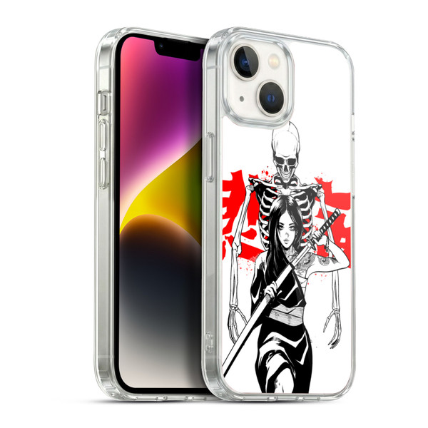 Zombie Makeout Club Graphics Death Blade Soft Gel Case for Apple iPhone 14