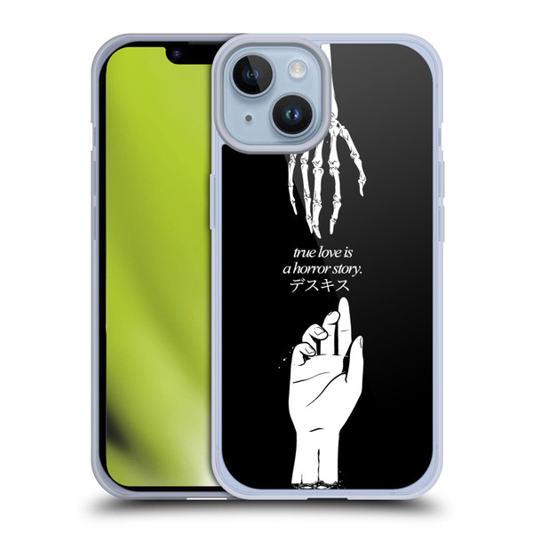 Zombie Makeout Club Graphics True Love Soft Gel Case for Apple iPhone 14
