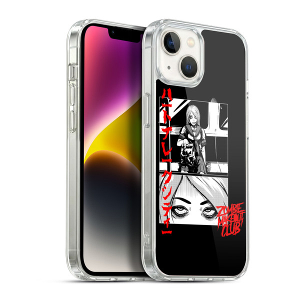 Zombie Makeout Club Graphics Comic Strip Soft Gel Case for Apple iPhone 14 Plus & MagSafe