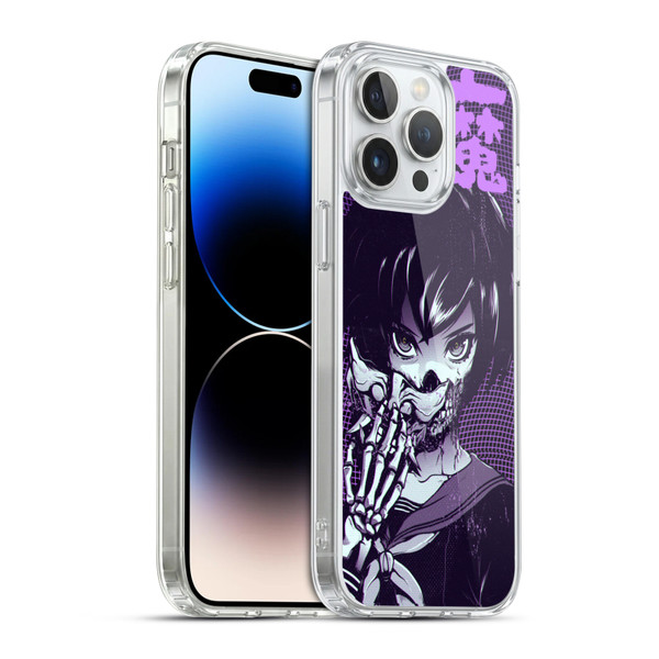 Zombie Makeout Club Graphics Skull Hand Soft Gel Case for Apple iPhone 14 Pro Max & MagSafe