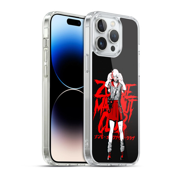Zombie Makeout Club Graphics Uniform Soft Gel Case for Apple iPhone 14 Pro Max & MagSafe