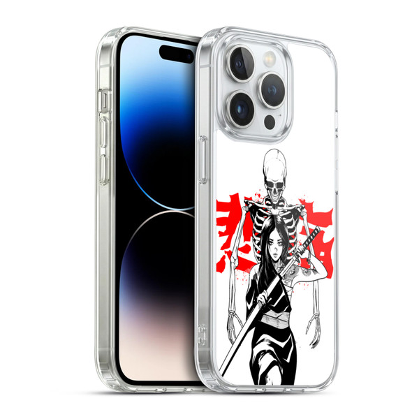 Zombie Makeout Club Graphics Death Blade Soft Gel Case for Apple iPhone 14 Pro & MagSafe