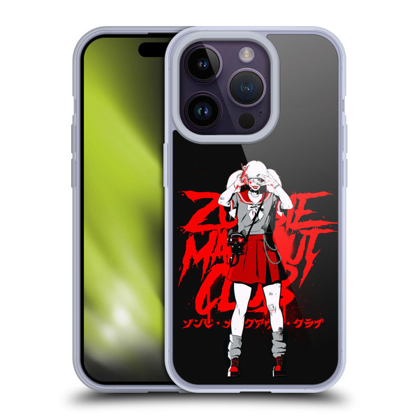 Zombie Makeout Club Graphics Uniform Soft Gel Case for Apple iPhone 14 Pro