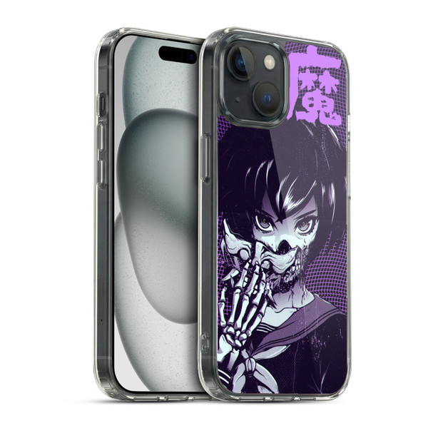 Zombie Makeout Club Graphics Skull Hand Soft Gel Case for Apple iPhone 15 & MagSafe
