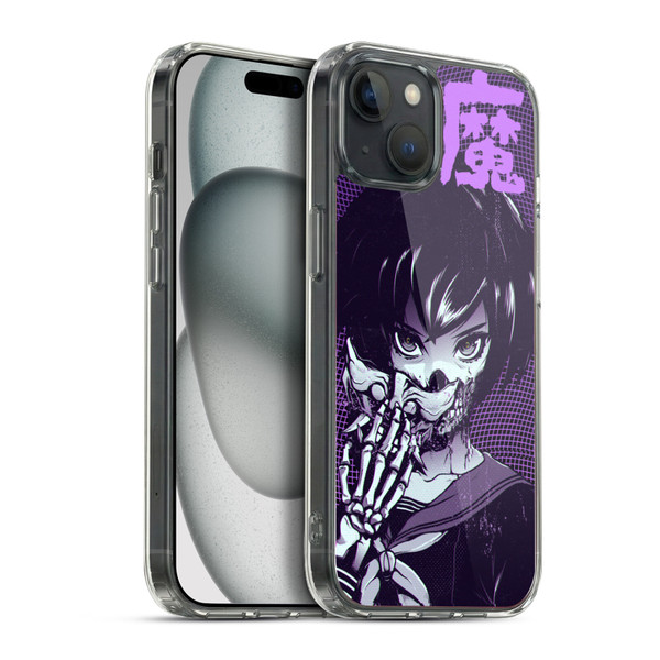 Zombie Makeout Club Graphics Skull Hand Soft Gel Case for Apple iPhone 15 Plus & MagSafe