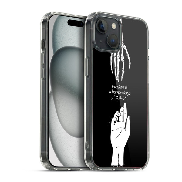 Zombie Makeout Club Graphics True Love Soft Gel Case for Apple iPhone 15 Plus & MagSafe