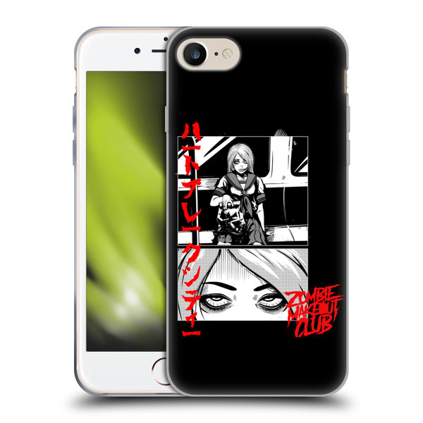 Zombie Makeout Club Graphics Comic Strip Soft Gel Case for Apple iPhone 7 / 8 / SE 2020 & 2022