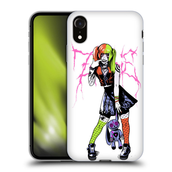 Zombie Makeout Club Graphics Bear Soft Gel Case for Apple iPhone XR