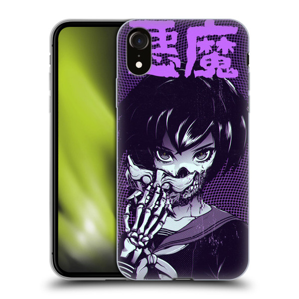 Zombie Makeout Club Graphics Skull Hand Soft Gel Case for Apple iPhone XR