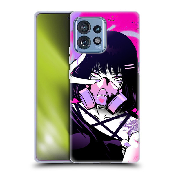 Zombie Makeout Club Graphics Facepiece Soft Gel Case for Motorola Moto Edge 40 Pro