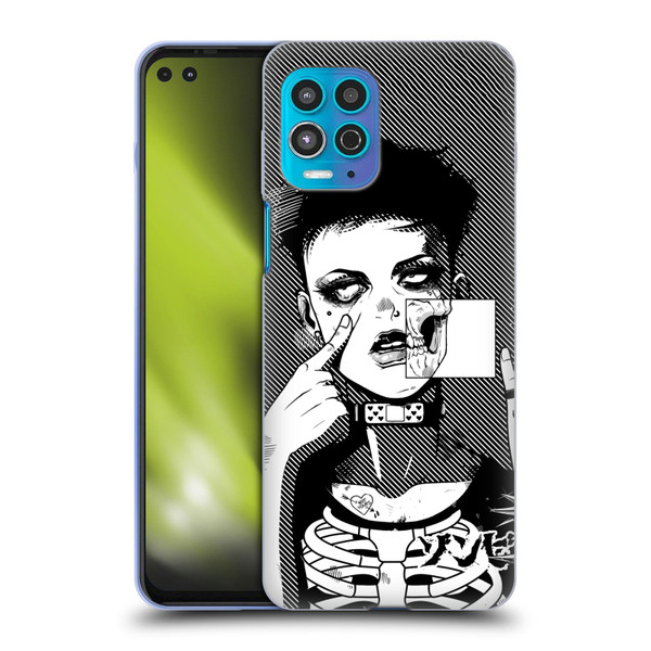 Zombie Makeout Club Graphics Dark Makeup Soft Gel Case for Motorola Moto G100