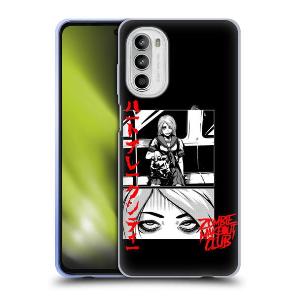 Zombie Makeout Club Graphics Comic Strip Soft Gel Case for Motorola Moto G52