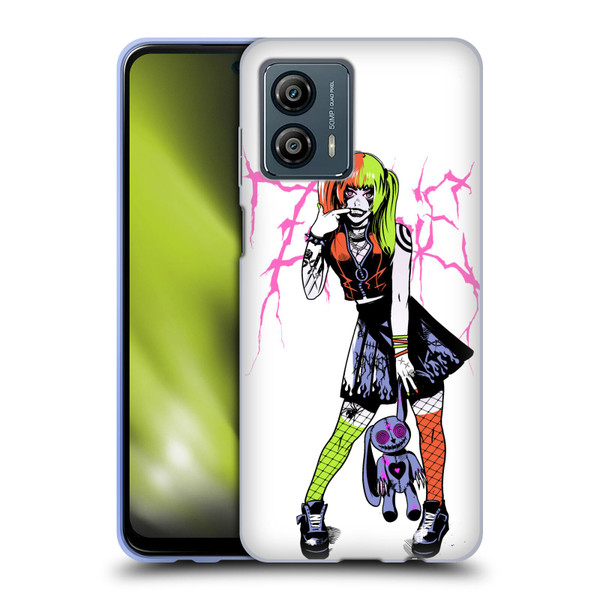 Zombie Makeout Club Graphics Bear Soft Gel Case for Motorola Moto G53 5G