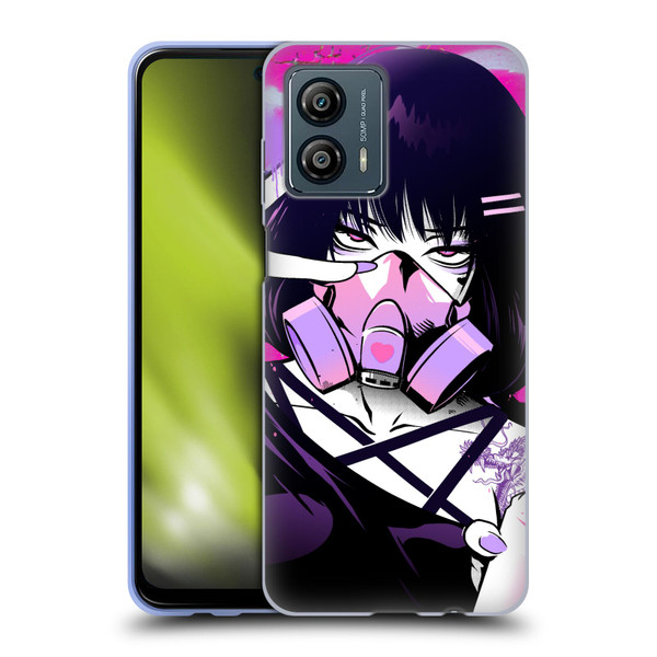 Zombie Makeout Club Graphics Facepiece Soft Gel Case for Motorola Moto G53 5G