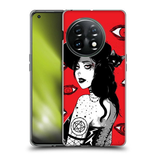 Zombie Makeout Club Graphics Black Makeup Soft Gel Case for OnePlus 11 5G