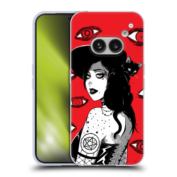 Zombie Makeout Club Graphics Black Makeup Soft Gel Case for Nothing Phone (2a)