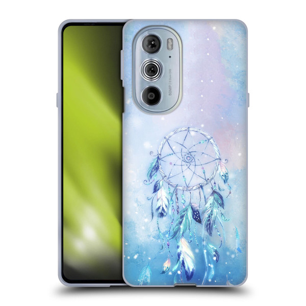 Simone Gatterwe Assorted Designs Blue Dreamcatcher Soft Gel Case for Motorola Edge X30