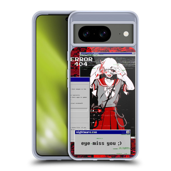 Zombie Makeout Club Graphics Eye Miss You Soft Gel Case for Google Pixel 8