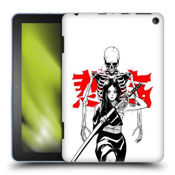 Zombie Makeout Club Graphics Death Blade Soft Gel Case for Amazon Fire HD 8/Fire HD 8 Plus 2020